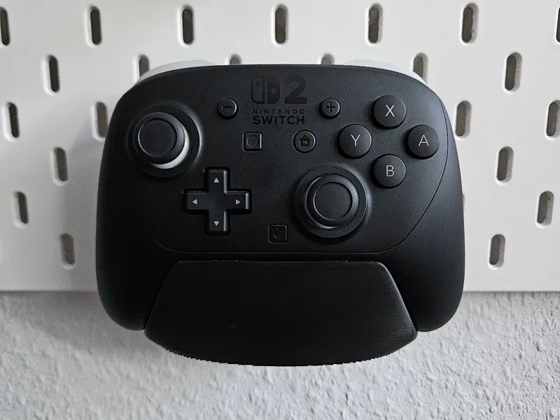 Switch 2 Pro Controller Holder Ikea Skadis
