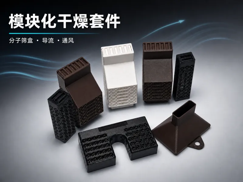 AMS耗材干燥盒｜分子筛盒模块化防潮套件