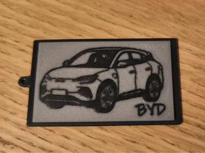 BYD CAR Keychain