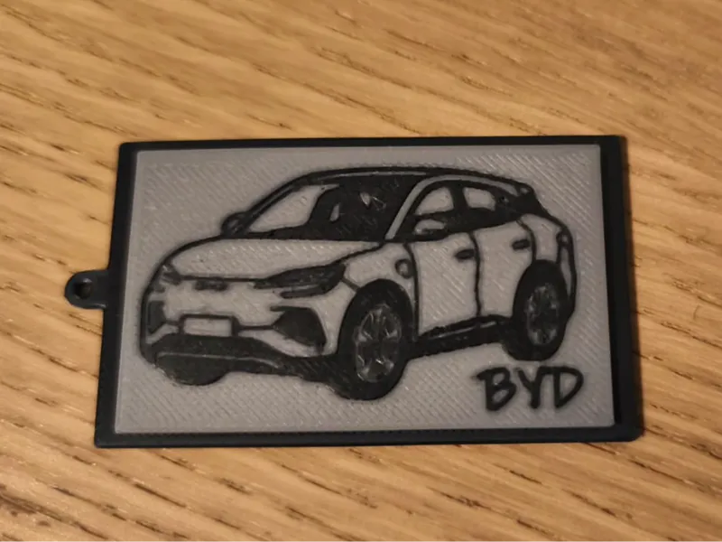 BYD CAR Keychain