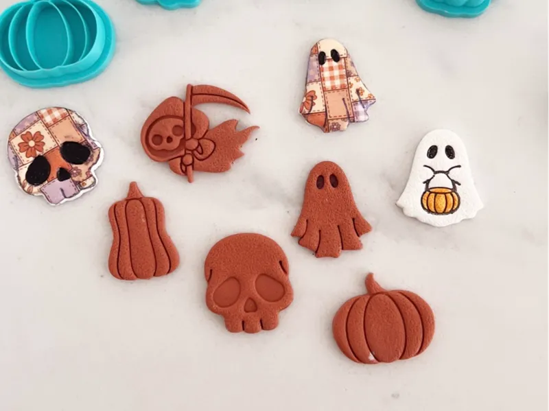 Halloween Clay cutters | Pumpkin | Ghost | skull