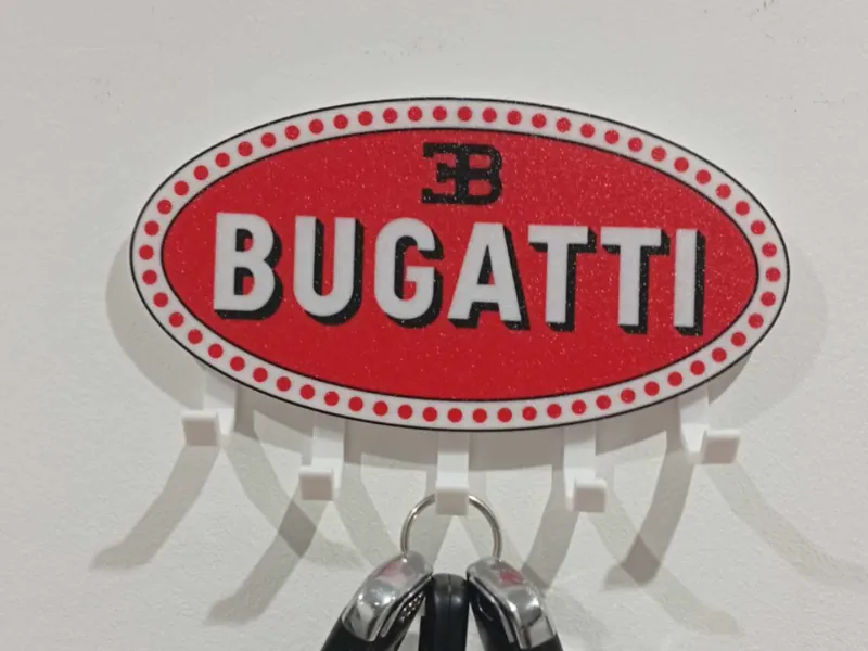 Porte clé mural Bugatti