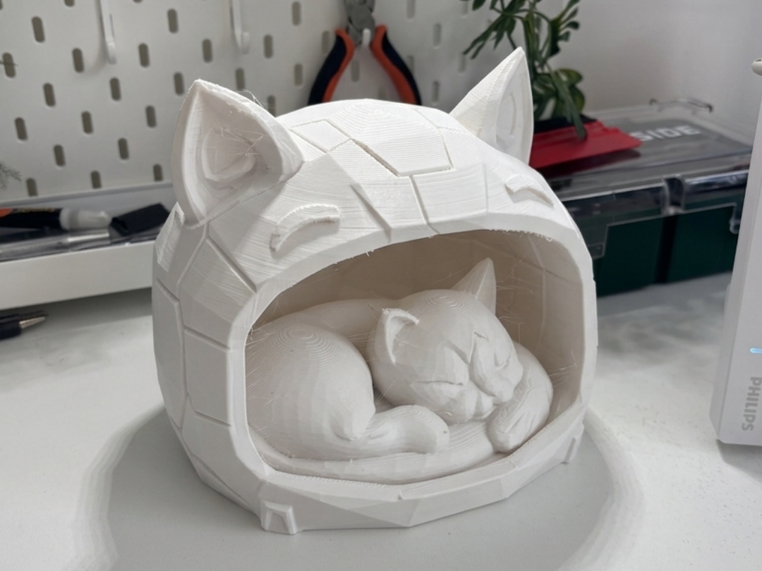 Space Cat Nap | Cute Astronaut Kitten