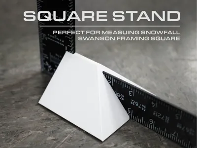 Square Stand - Snow Meter