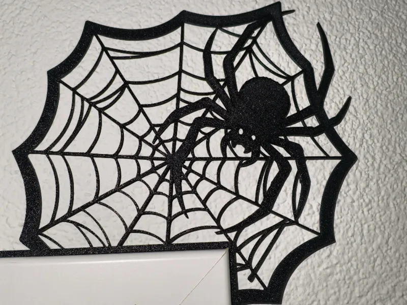 Halloween Door Corner Spider Decoration