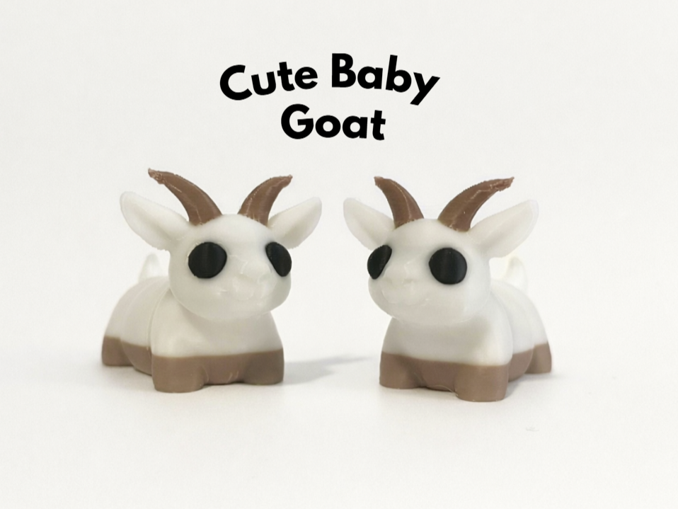 Cute Articulated Baby Goat Mini 