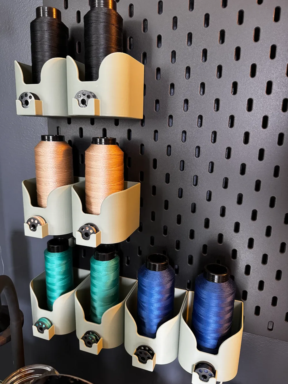 Skadis Sewing Thread Spool & Bobbin Holder by Benson Supply MakerWorld