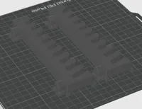 Support à clés pour 9 clés plates (mur alvéolé HSW) — photo 4
