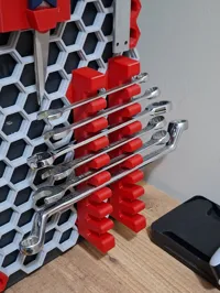 Support à clés pour 9 clés plates (mur alvéolé HSW) — photo 3
