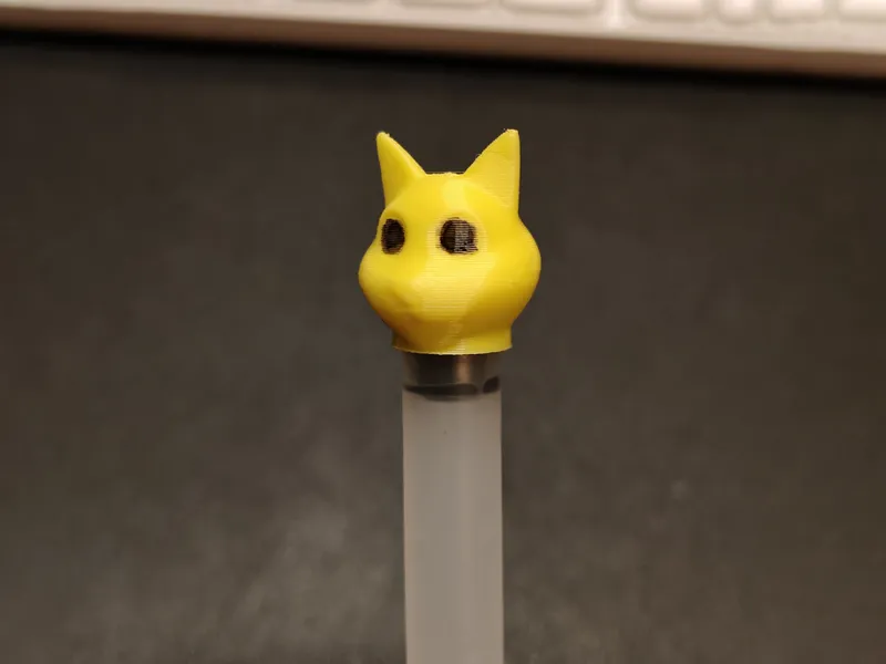 Cat Head Pen Hat Head/猫头笔帽头
