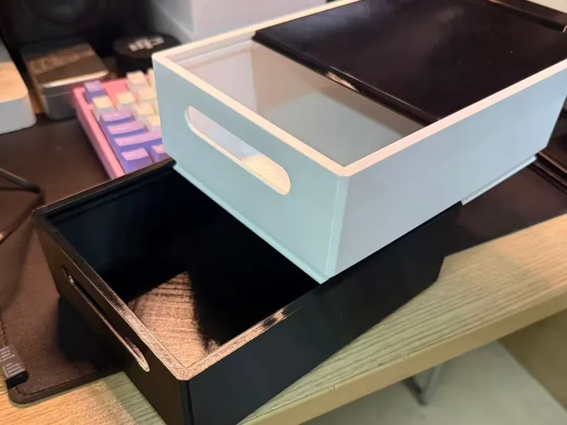 滑动堆叠收纳盒_Sliding_Stackable_Storage_Boxes