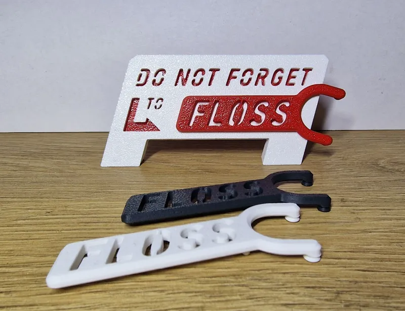 Flossing reminder & tool