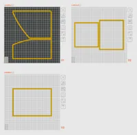 Gabarit de découpe plexiglas — capot Snapmaker U1 — photo 2