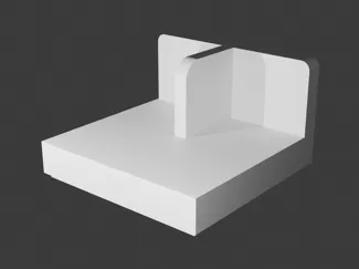 Modified tile 93095: Minifig display piece