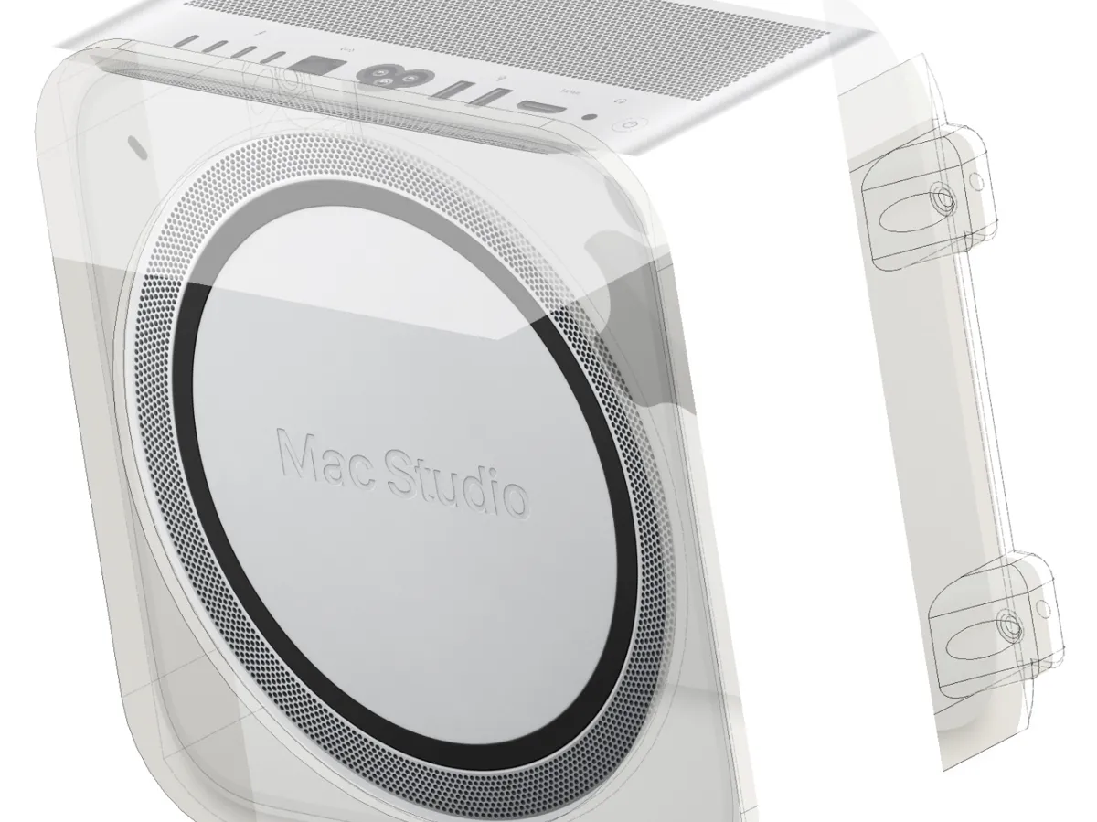 Support sous étagère pour Mac Studio