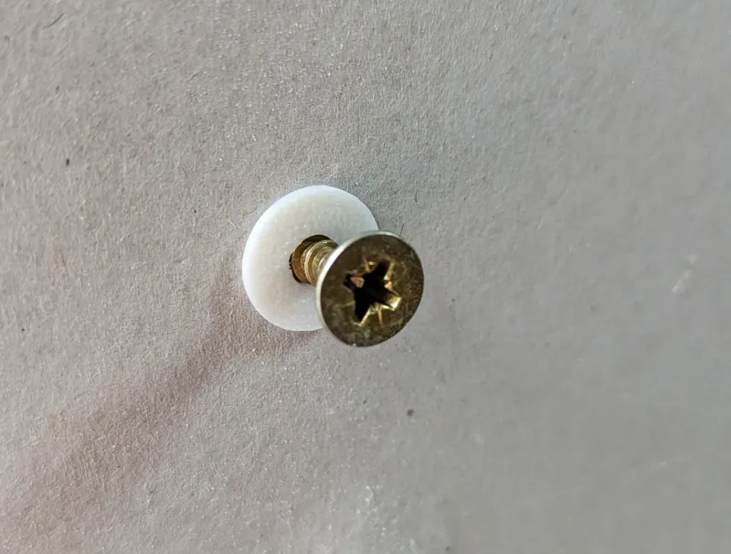 Dry wall/stud wall screw hole washer/cover