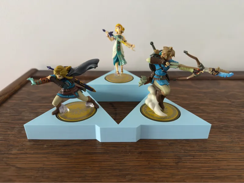 Legend of Zelda Triforce Amiibo Stand