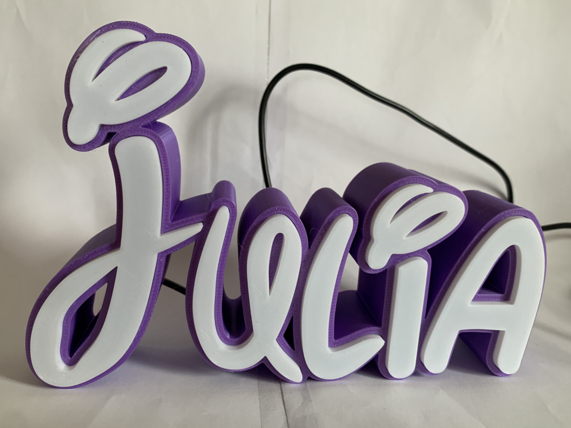 Lampara letras disney