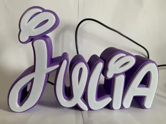 Lampara letras disney