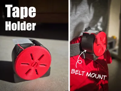 QuickRelease Tape Holder for Belt