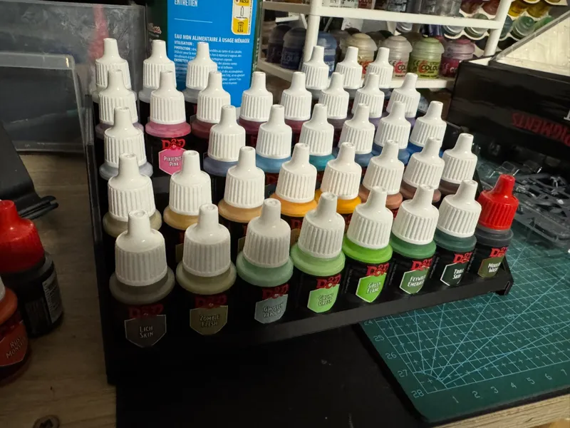 paint rack Vallejo / Army painter 40 bottles