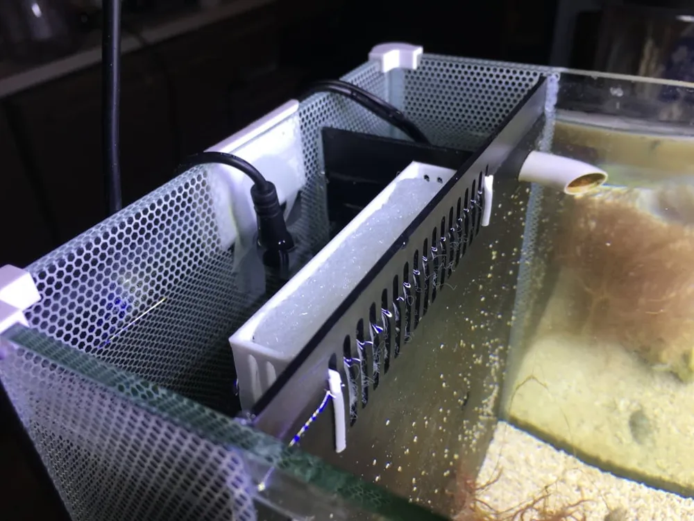 Filter Floss Basket for Fluval Spec V Saltwater Conversion by stevegong