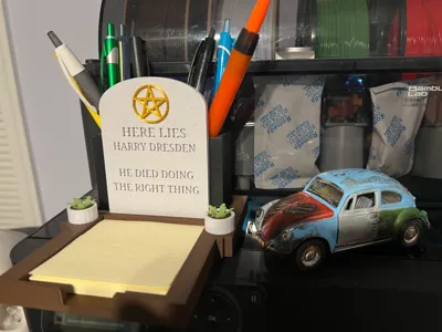 Dresden Files Tombstone Office Organizer