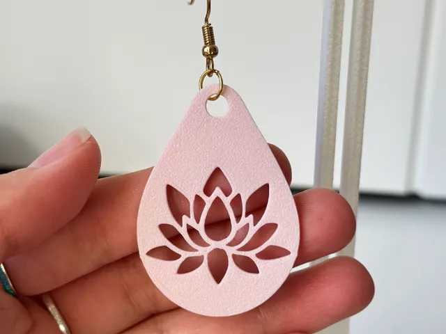 Lotus Earrings