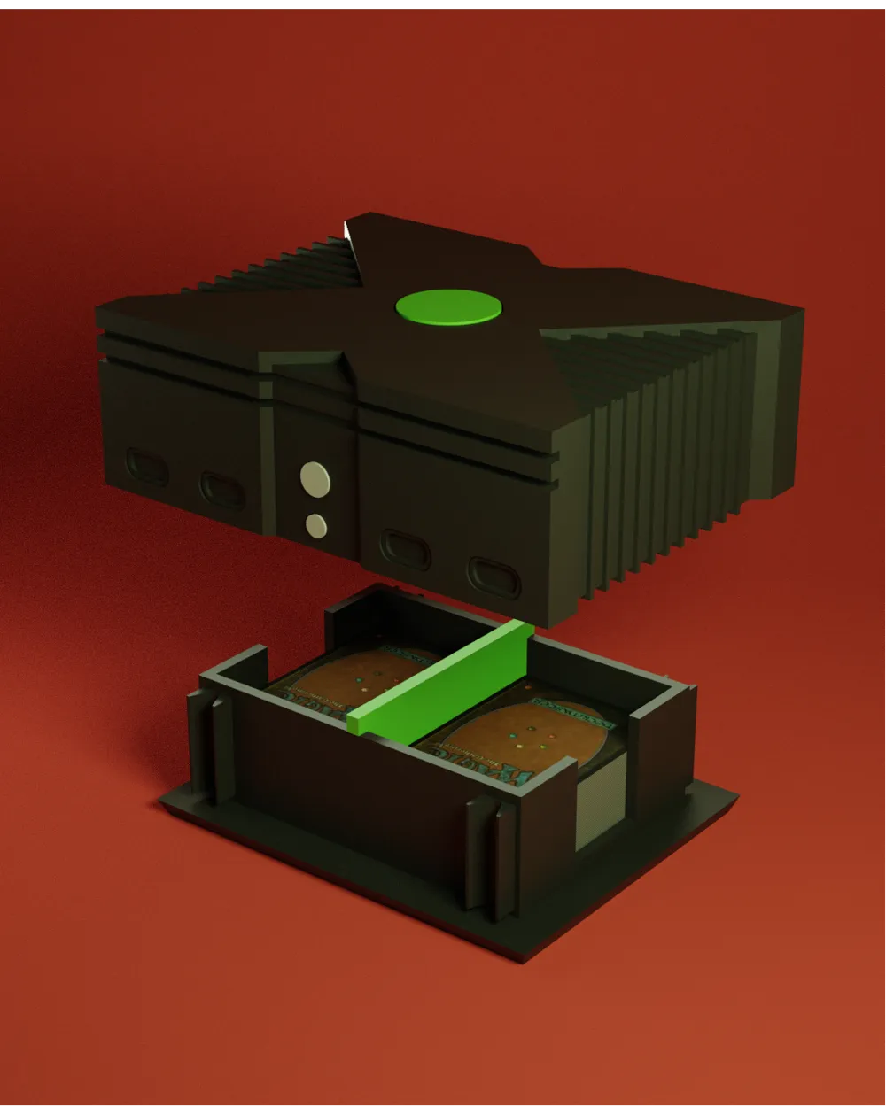 Matg Dex Box Original Xbox MTG Deck Box - Free 3D Print Model - MakerWorld