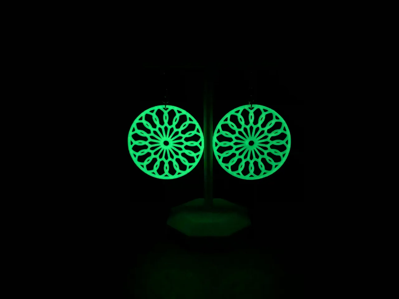 Mandala earrings #7 no AMS 0.4 mm nozzle view 4