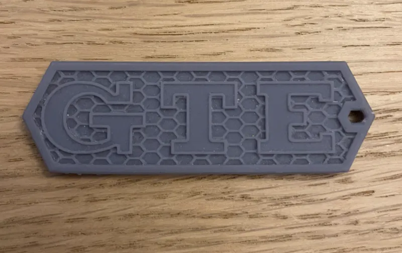 Golf GTE keychain