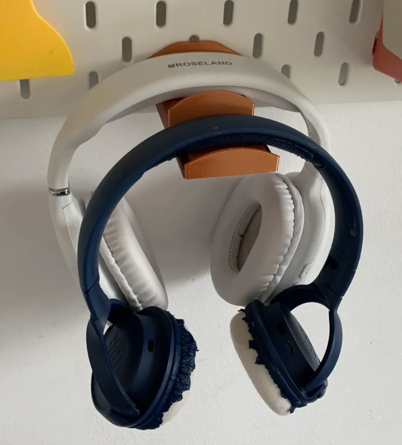 Skadis Ikea double headphone holder