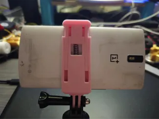 Phone holder using GOpro connect