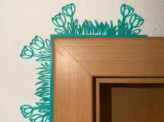 Türrahmen Deko Frühling