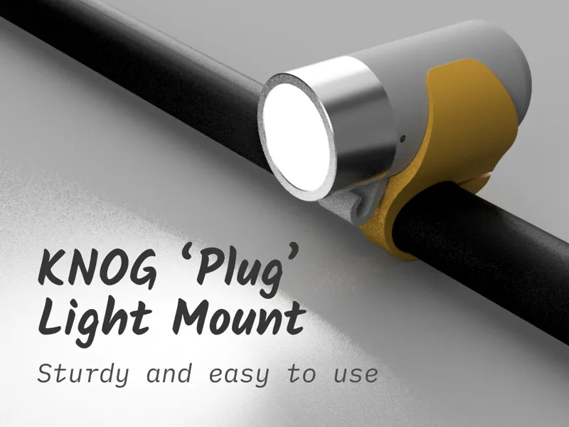 Bicycle Handlebar Mount for "Plug" Light from Knog