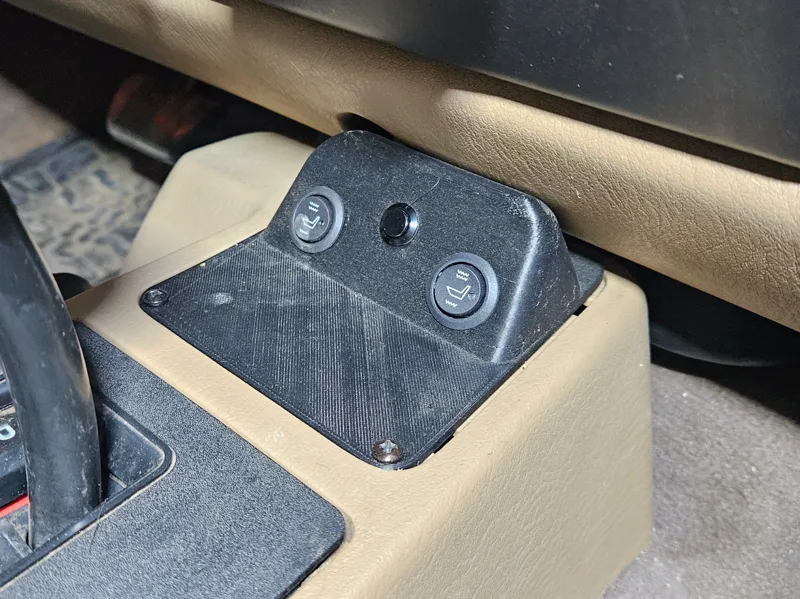 Jeep TJ center console seat heater switch bezel