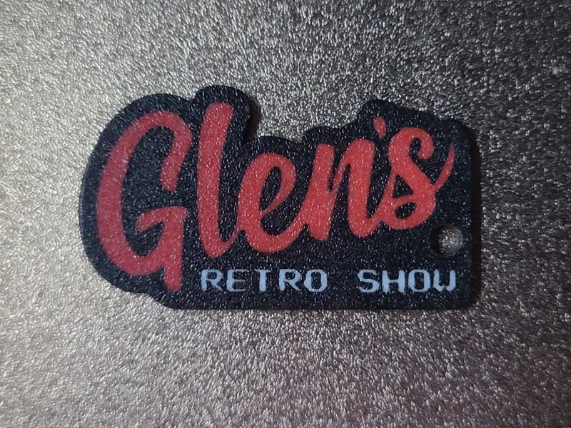 Glen's Retro Show keychain