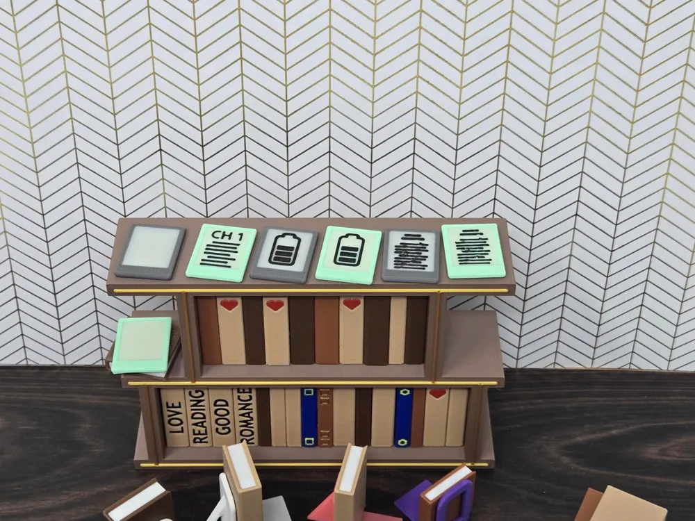 Decorative Miniature ereader - Free 3D Print Model - MakerWorld
