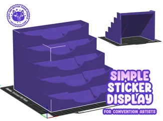 Simple Sticker stand