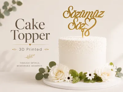 A Promise is a Promise – Turkish Engagement Cake Topper