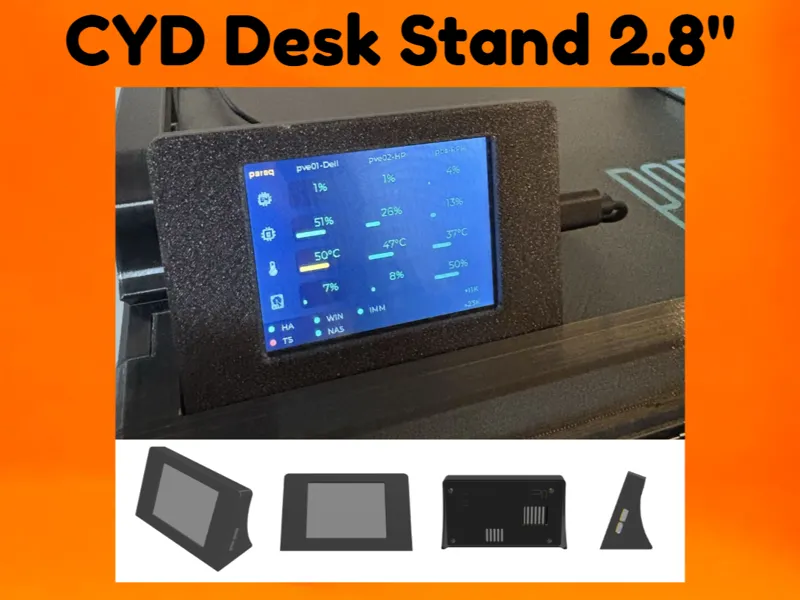 CYD Desk Stand - 2.8" Display ESP32-2432S028