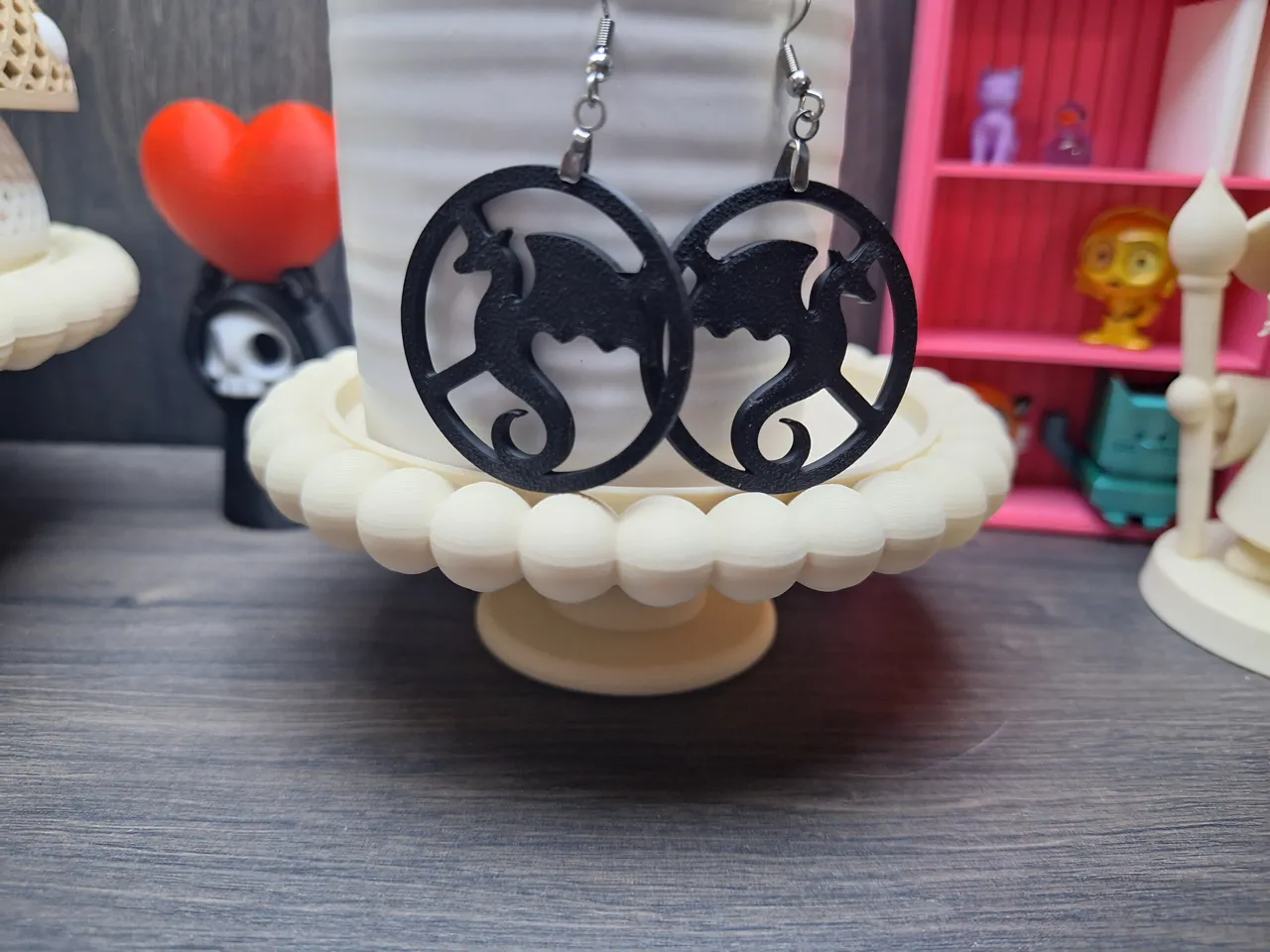 Dragon Earrings view 2