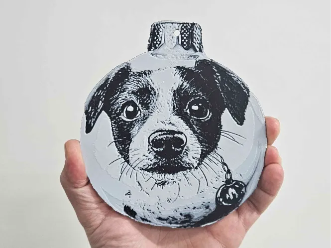 Jack Russell Terrier christmas bauble / ornament 