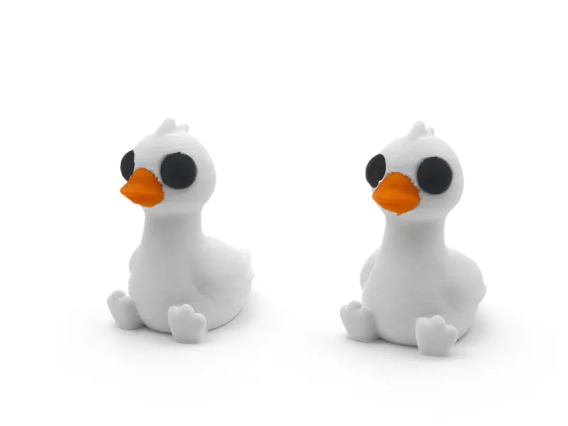 Cute Baby Goose Mini Print In Place