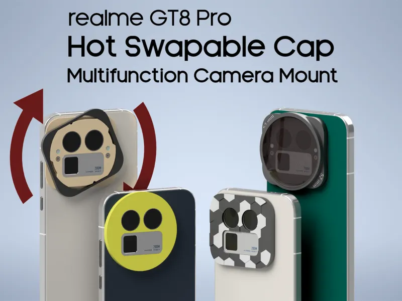Realme GT8 Pro - Hot Swapable Cap