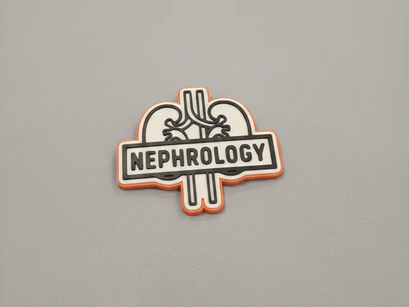 Nephrology Badge - Anatomical Kidney Keychain