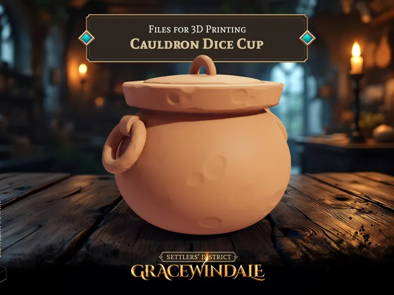 Cauldron Dice Cup