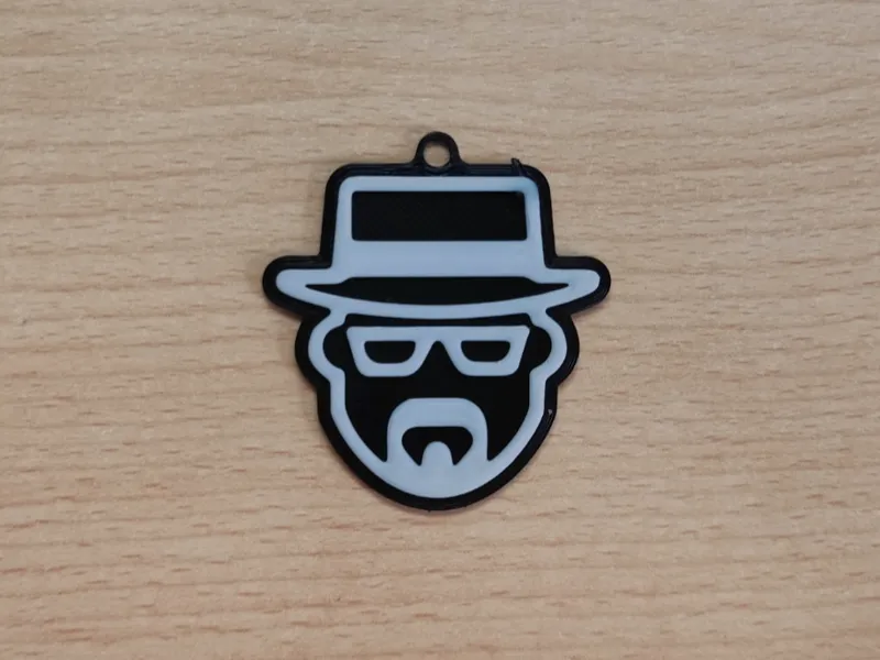 Walter White Keychain – Breaking Bad Fan Art