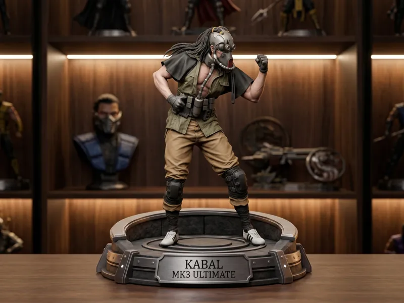 Kabal MK3 - Escultura Fan Art