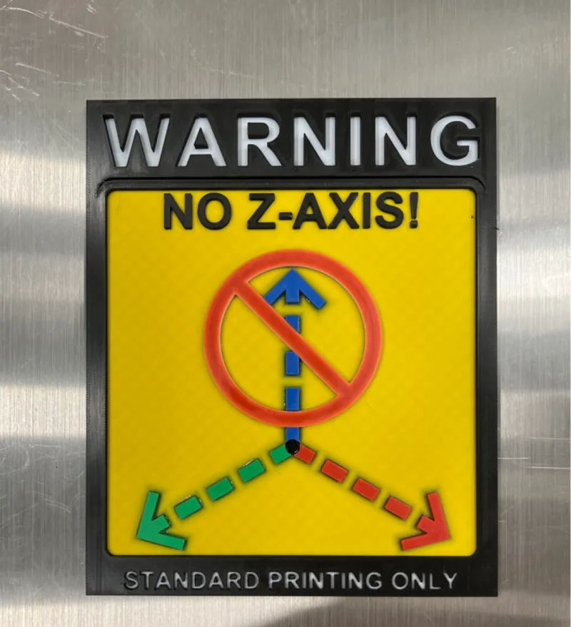 2D Printer Sign